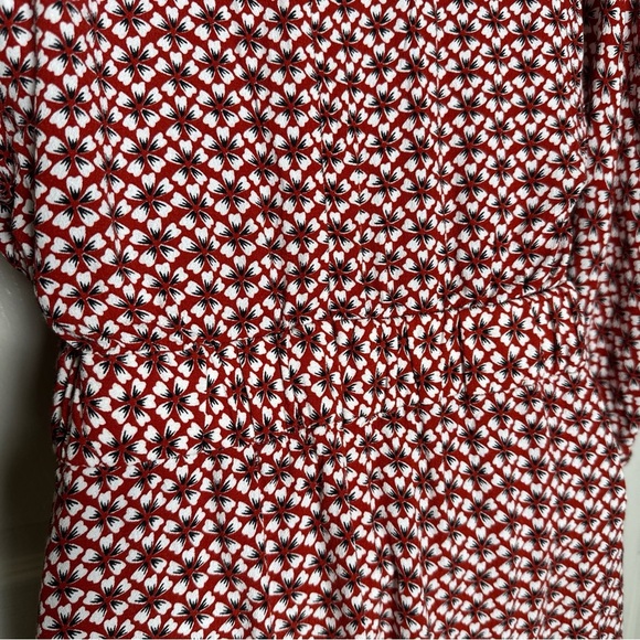 Maje Women’s Size 36 Romper Jumpsuit Floral Ditsy Boho Bohemian Romantic Viscose - Picture 10 of 16